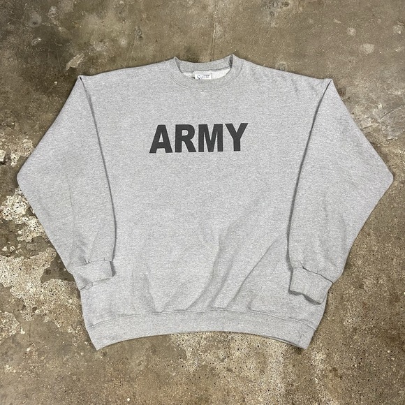 Vintage Other - Vintage 90s Army Sweatshirt Size XL Crewneck Pullover US Military Spell Out Logo